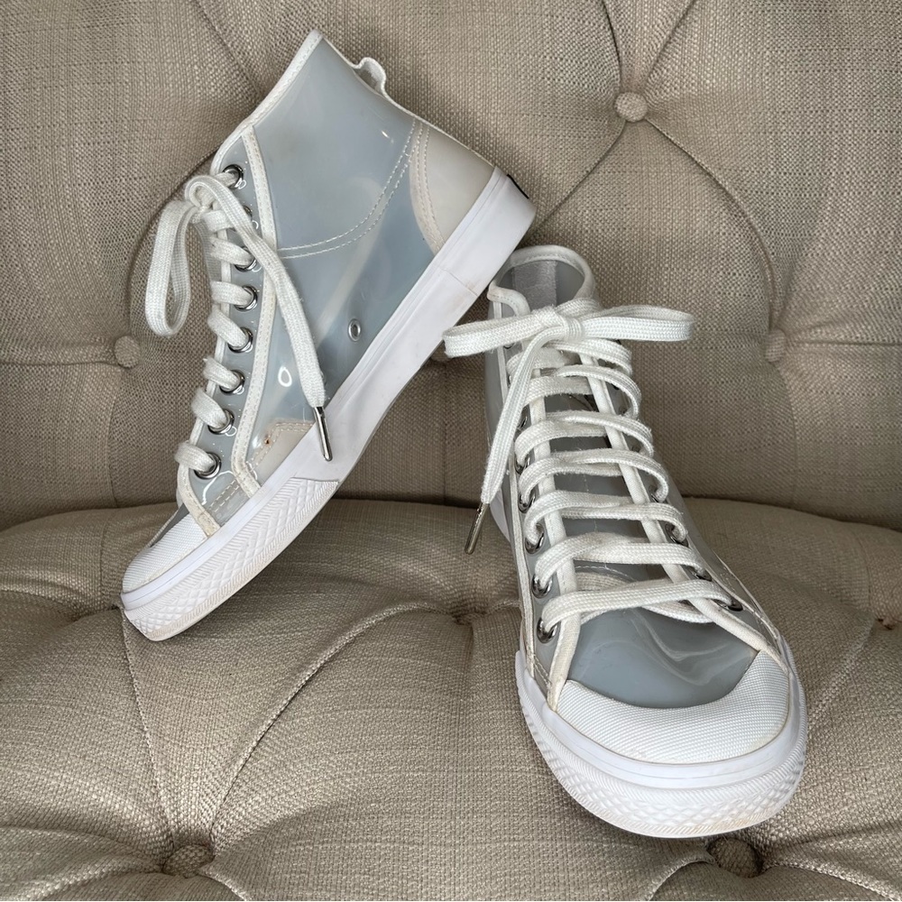 ADIDAS Nizza High Jelly Womens White Fashion Trainers Women 7 US